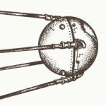 Illustration of Sputnik - 1957